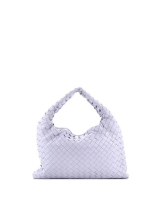 Small Hop Hobo Intrecciato Leather