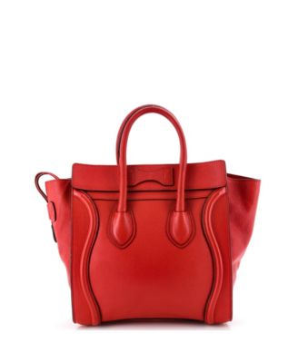 Micro Luggage Bag Smooth Leather