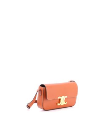 Triomphe East-West Shoulder Bag Smooth Calfskin