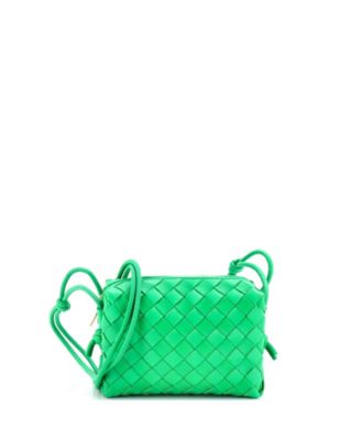 Mini Loop Crossbody Bag Intrecciato Nappa