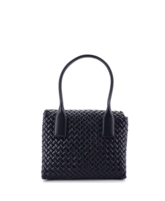 Patti Top Handle Bag Intrecciato Leather