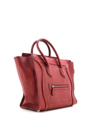 Medium Luggage Bag Smooth Leather