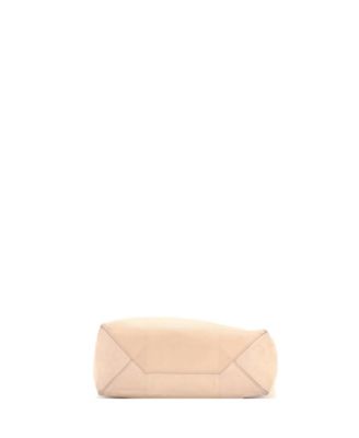 Large Vertical Bi-Cabas Tote Leather