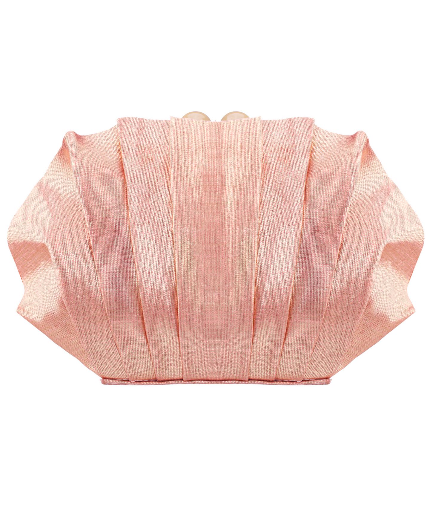 Женский клатч Nina Reef Shell Minaudiere Small Clutch Handbag, цвет: Светлый коралловый — фото 1