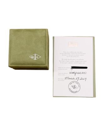 Van Cleef & Arpels Rose Gold Diamond Vintage Alhambra Pendant