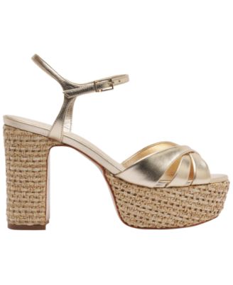 Women's Keefa Raffia Round Toe Sandals