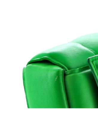 Cassette Chain Crossbody Bag Padded Maxi Intrecciato Leather