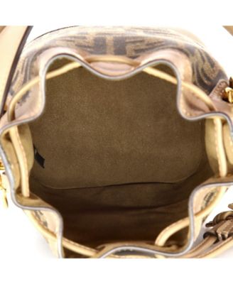 Mini Mon Tresor Bucket Bag Zucca Canvas