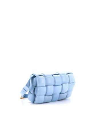 Cassette Crossbody Bag Padded Maxi Intrecciato Leather