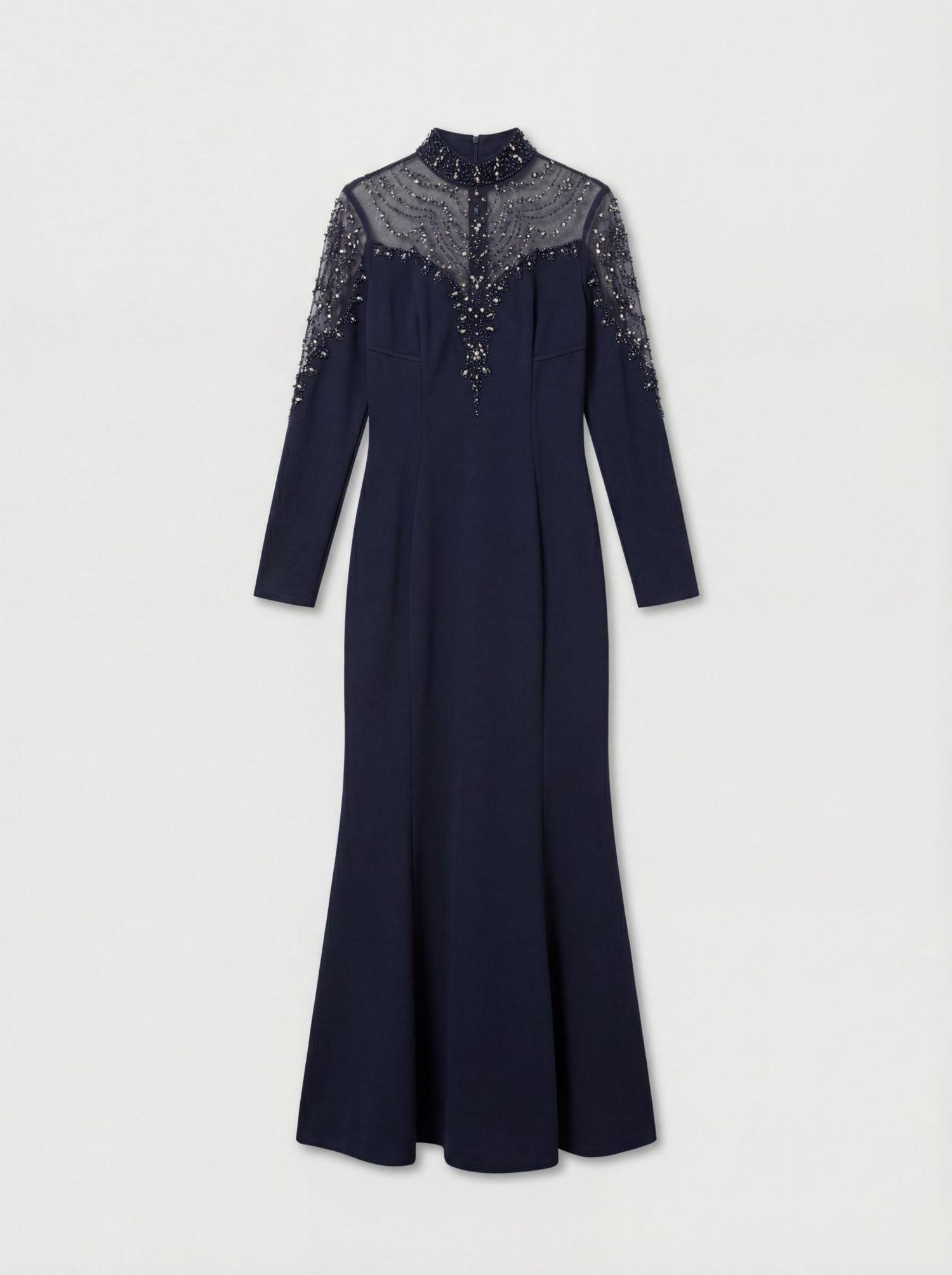 Women's Crystal Embellished Maxi Dress