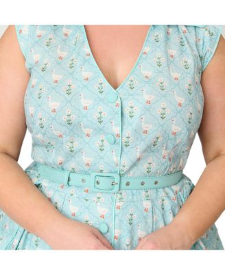 Plus Size Shirt Swing Dress