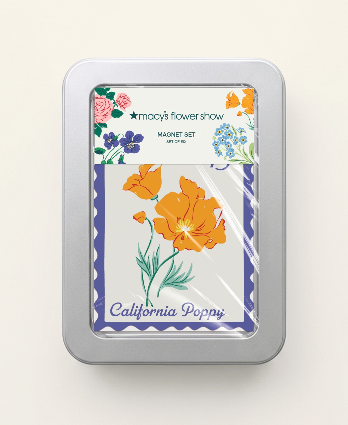 Macy's Flower Show Assorted Magnet Set, Macy's Exclusive