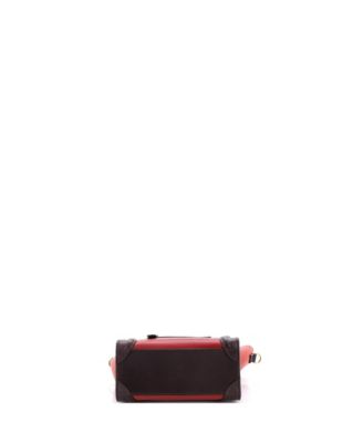 Nano Tricolor Luggage Bag Leather