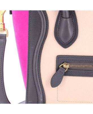 Nano Tricolor Luggage Bag Leather