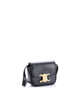 Mini Triomphe Shoulder Bag Smooth Calfskin