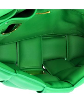 Cassette Chain Crossbody Bag Padded Maxi Intrecciato Leather