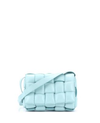 Small Cassette Crossbody Bag Padded Maxi Intrecciato Leather