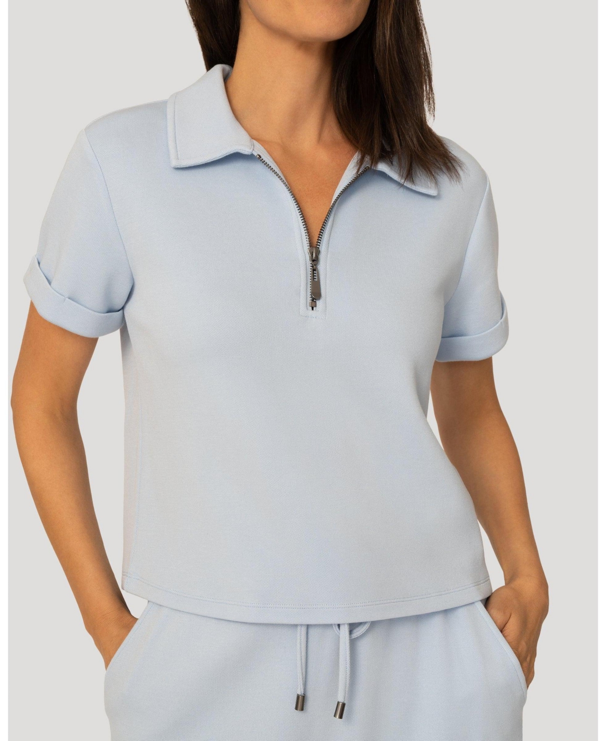 Cable & Gauge Women's Pique Polo Skort Set