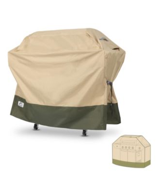 Heavy Duty BBQ Gas Grill Cover, 600D Waterproof Oxford Outdoor Barbecue Grill Cover with Air Vents