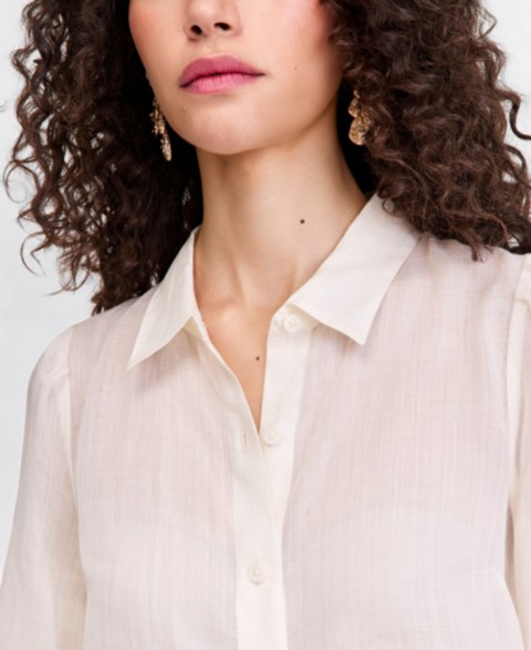 Женские блузки I.N.C. International Concepts Women's Puffed-Sleeve Blouse