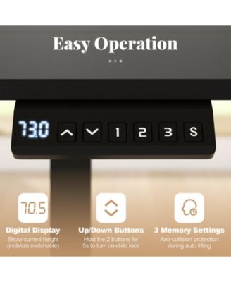 Electric Standing Desk with Memory Settings for Home Office