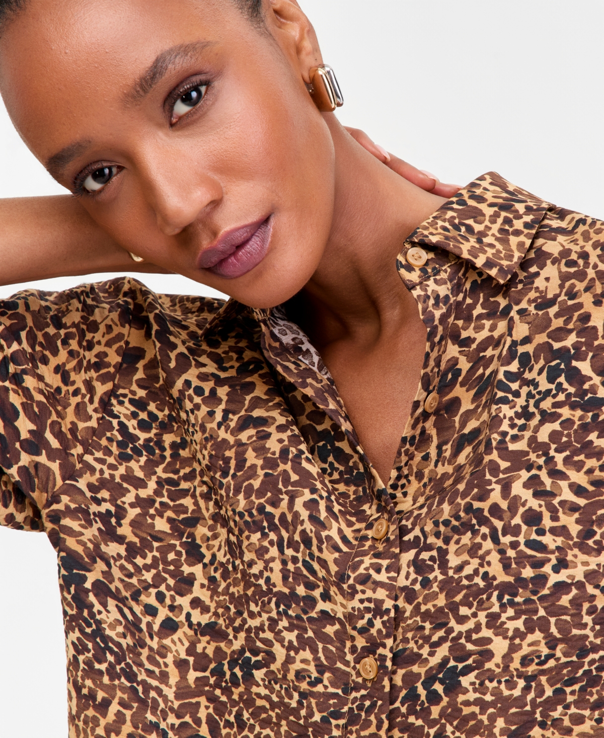 I.n.c. International Concepts Women's Flowy Blouse, Macy's Exclusive