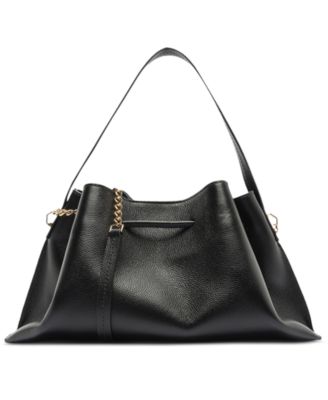 Alba Snap Button Small Shoulder Bag