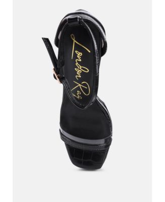 Womens Cutlass High Heeled Chunky Sandals