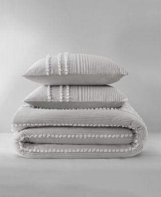 Anslee Stripe 3-Pc. Comforter Set, Full/Queen
