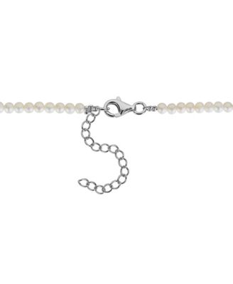 Cultured Freshwater Pearl Necklace in Sterling Silver