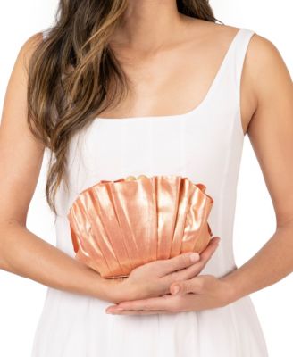 Reef Shell Minaudiere Small Clutch Handbag
