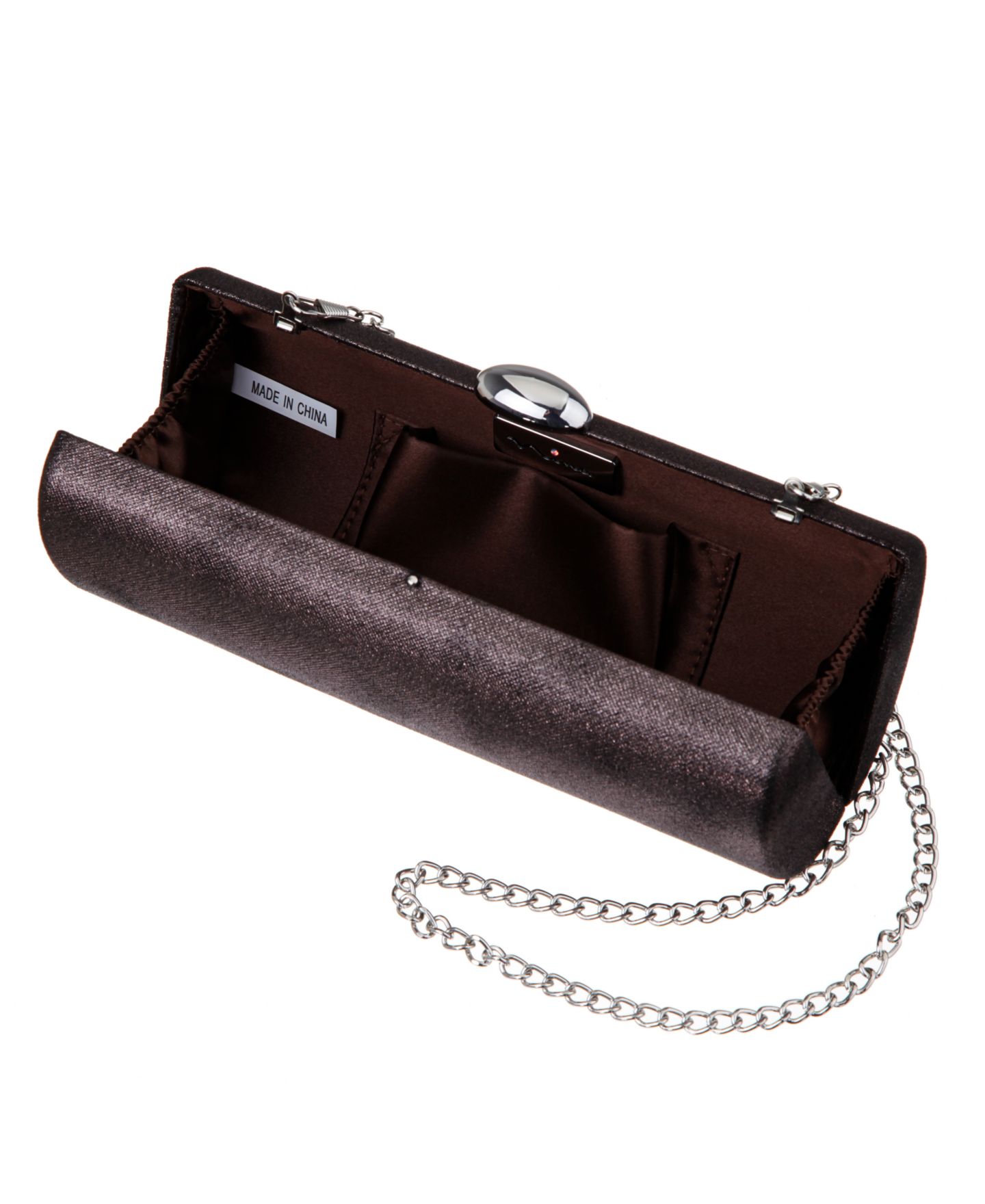 Женский клатч Nina Xandra Barrel Minaudiere Small Clutch Handbag, цвет: Meteorite — фото 4