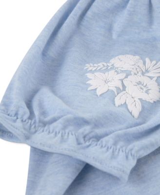 Girls' Toddler 2T-4T Peasant Top and Shorts, 2-Piece Set