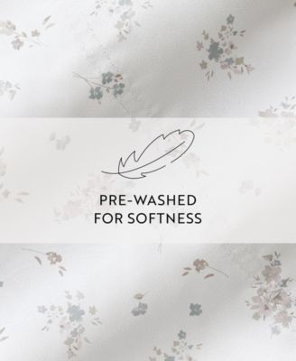 Long Staple 300-Thread Count Cotton Pattern 4-Pc. Sheet Set, Full