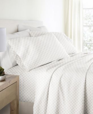 Long Staple 300-Thread Count Cotton Pattern 4-Pc. Sheet Set, Full