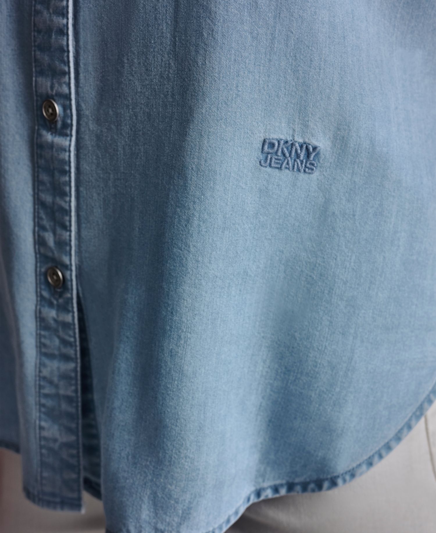 Petite Rolled Short-Sleeve Button-Up Shirt