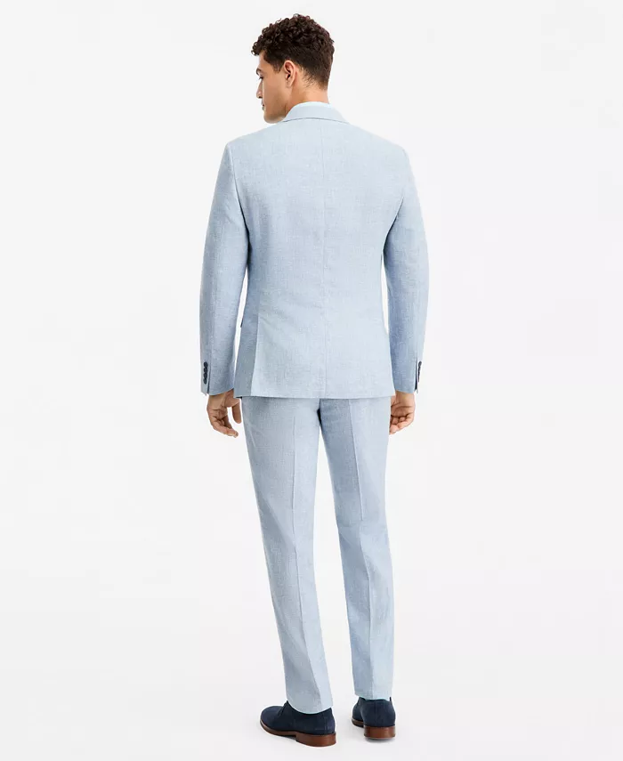 Men's Slim-Fit Linen-Blend Suit Separates - thumbnail 3