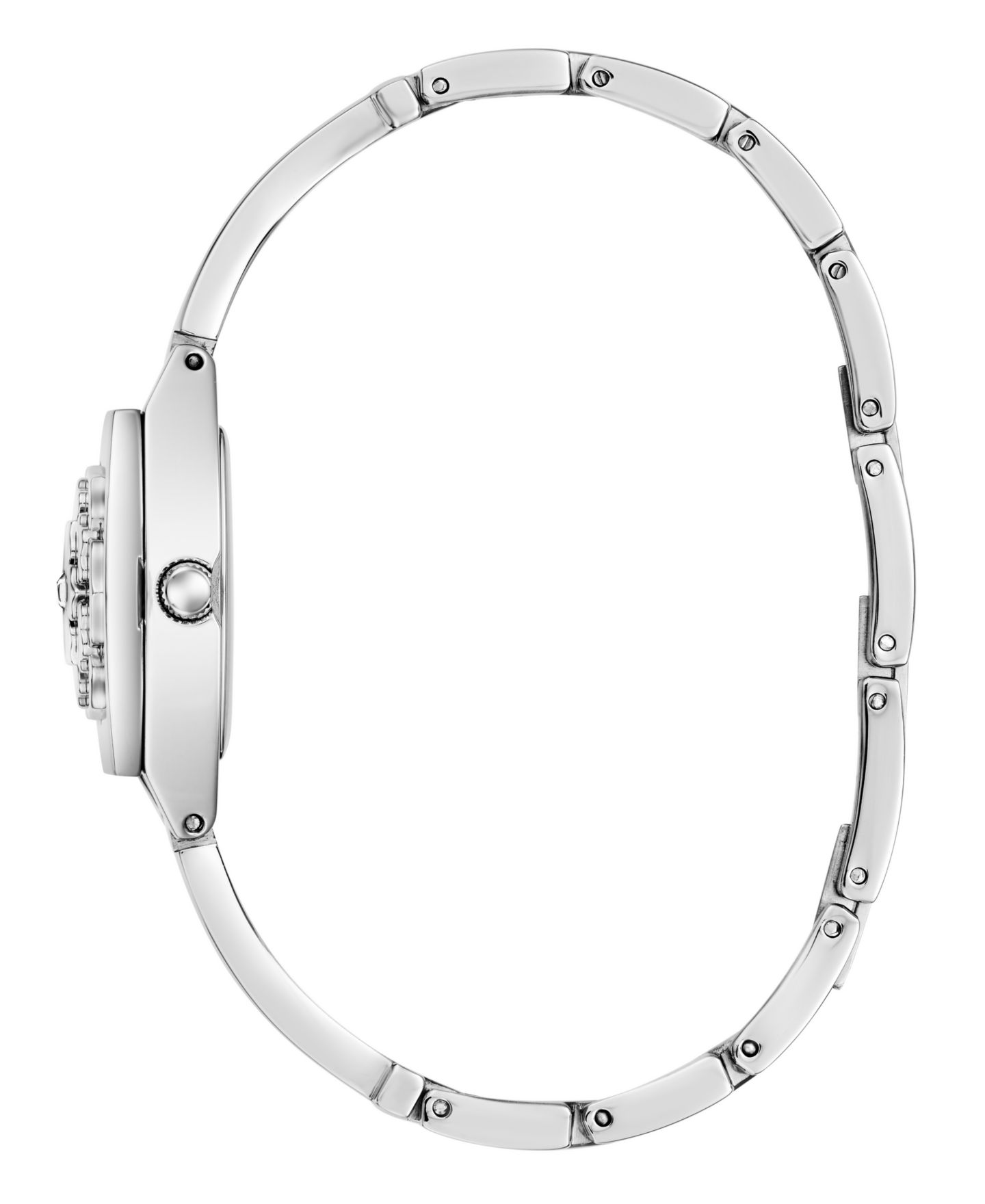 Женские часы GUESS Silver-Tone Stainless Steel Analog Watch, 21mm — фото 2