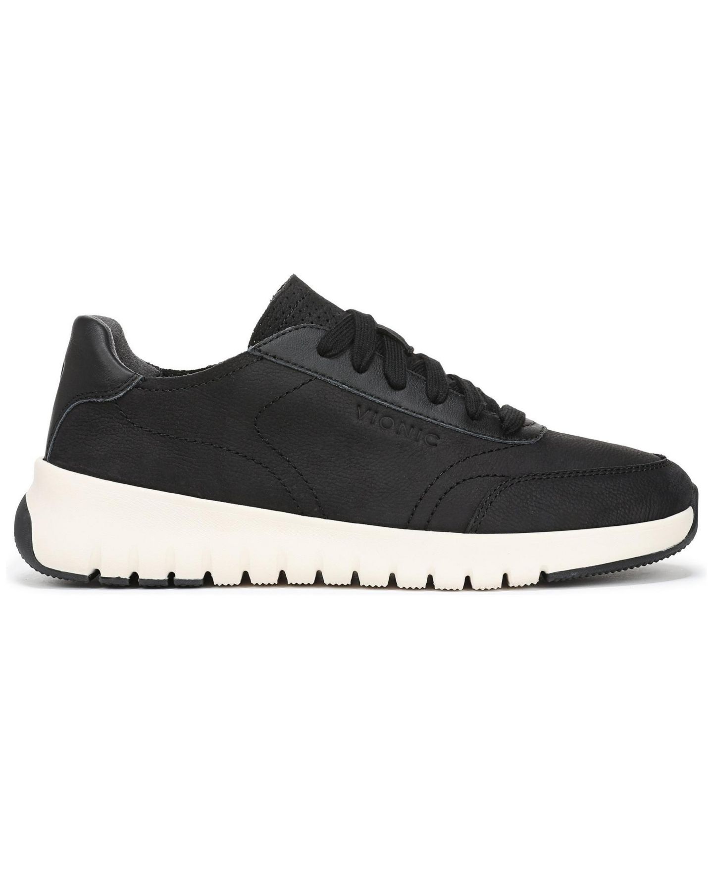 Женские кроссовки Vionic Uptown Lace Up, цвет: Чёрный замшевый / Кожаный — фото 3