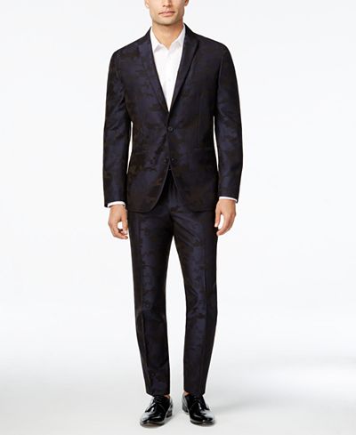 INC International Concepts Men's Slim-Fit Pixelated Camouflage Blazer and Pants, Only at Macy's