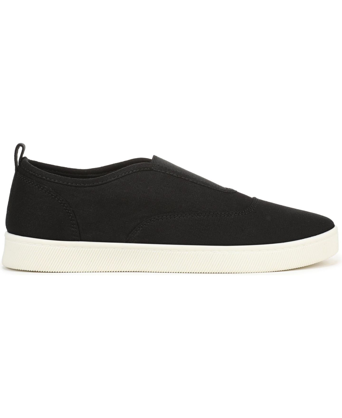 Женские кроссовки Vionic Cobalt Slip On, цвет: Чёрный / Карамельный холщовый — фото 2