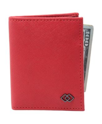 Men's Men RFID Leather Wallet Slim Front Pocket Wallet Business Card Case
