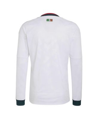 Men's White Mexico National Team FIFA X World Cup 2026 Away Replica Long Sleeve Jersey