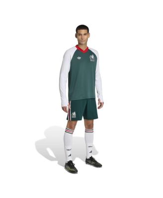 Men's Green Mexico National Team 2026 World Cup Pre-Match Away Long Sleeve Training Jersey