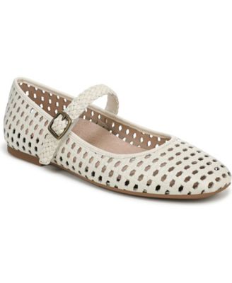 Womens Alameda Woven Mary Jane Flats