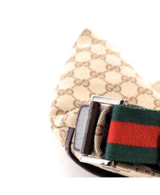 Medium Front Pocket Web Messenger GG Canvas