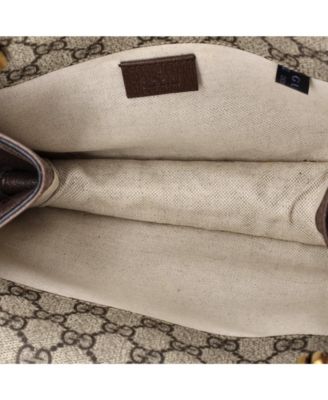 Small Neo Vintage Flap Messenger GG Coated Canvas