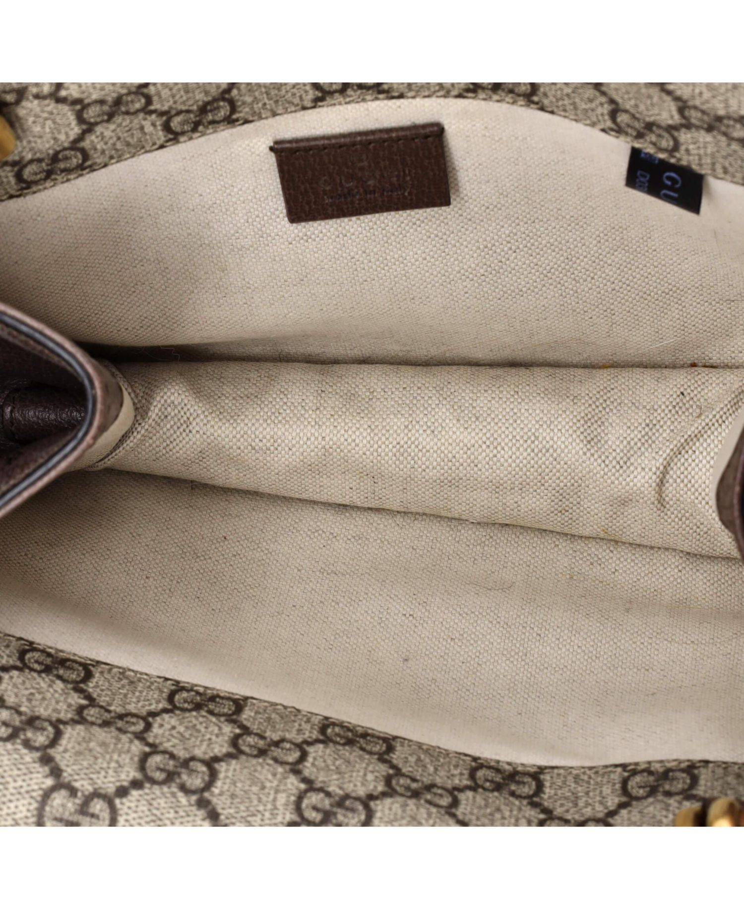 Small Neo Vintage Flap Messenger GG Coated Canvas