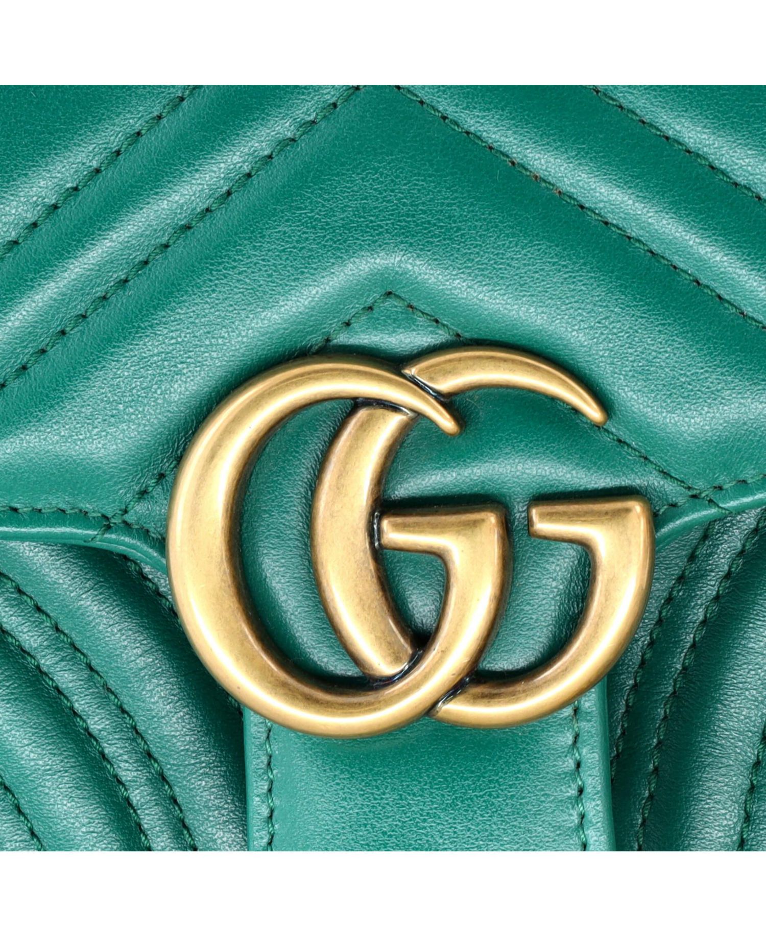 Mini GG Marmont Flap Bag Matelasse Leather