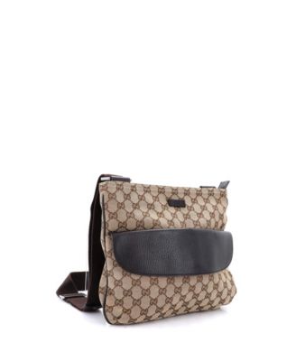 Medium Front Pocket Messenger Bag GG Canvas